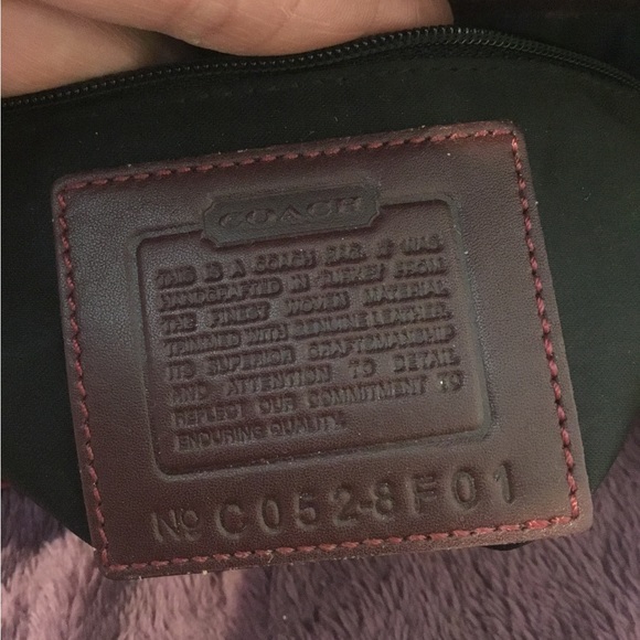 Vintage Coach Soho Limited Edition Small Tweed Velvet & Suede Baguette Bag - Picture 4 of 16